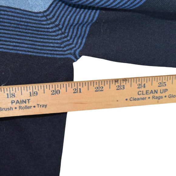 U.S. Polo Assn. V-Neck Sweater Blue Stripe Colorblock Pullover Men’s XL - Picture 6 of 6